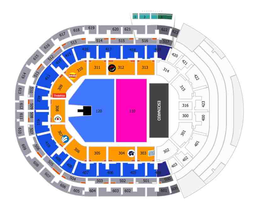 MAPA ARENA GUADALAJARA