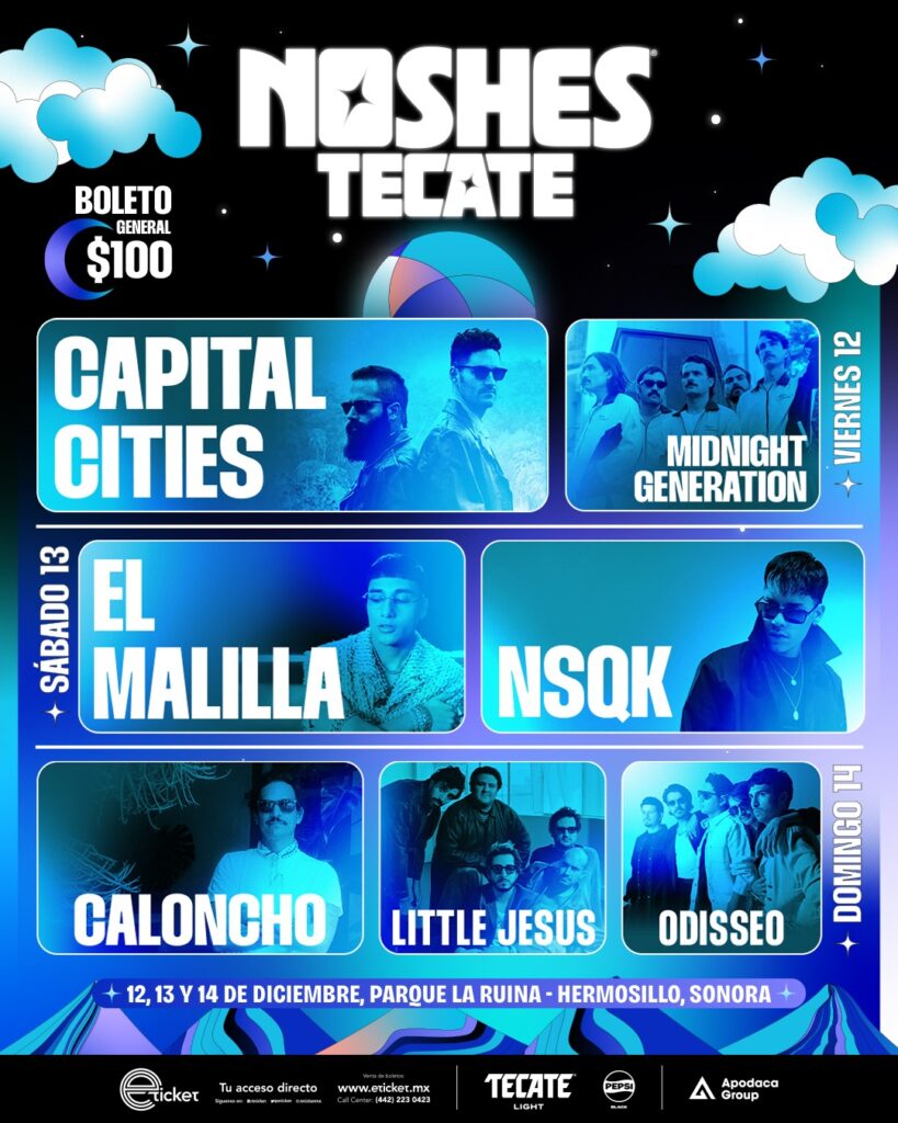 NOSHES TECATE HERMOSILLO 2025 PARQUE LA RUINA