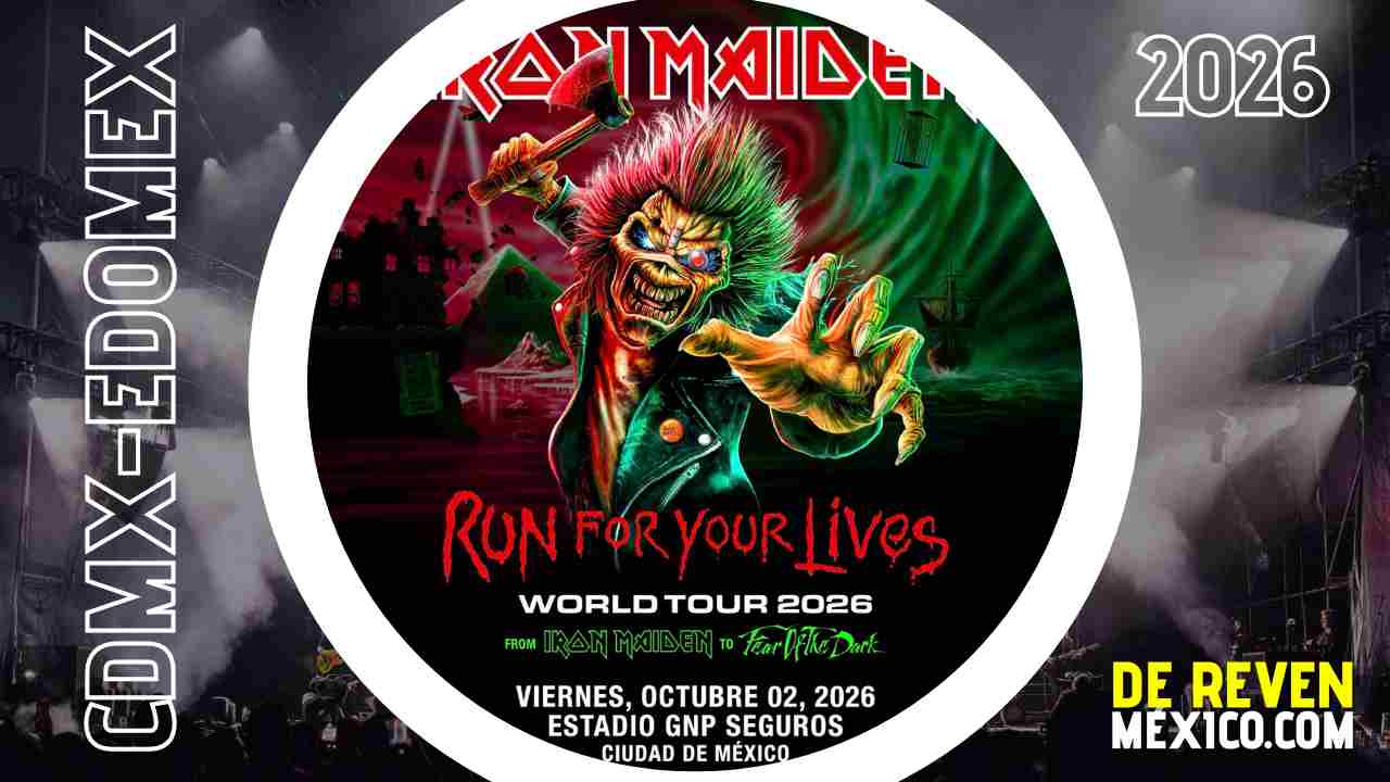 IRON MAIDEN CDMX 2026 ESTADIO GNP SEGUROS