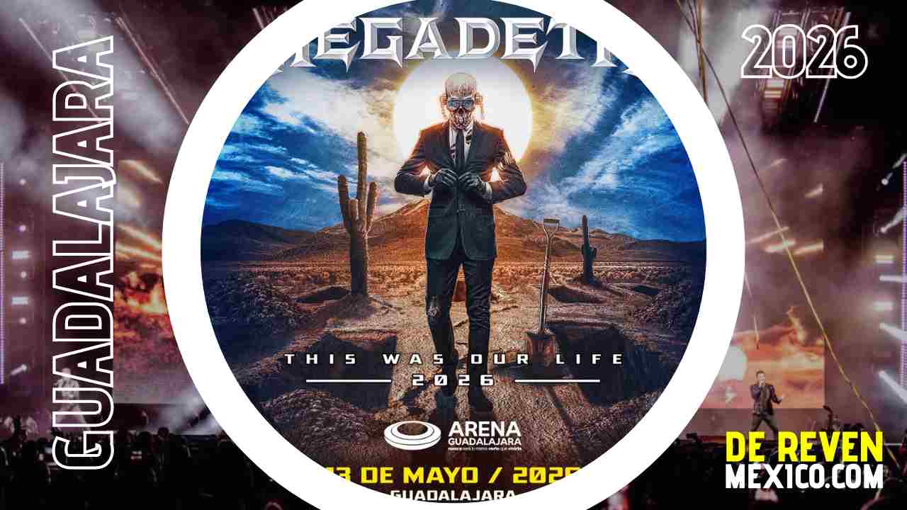 MEGADETH GUADALAJARA 2026 ARENA GUADALAJARA