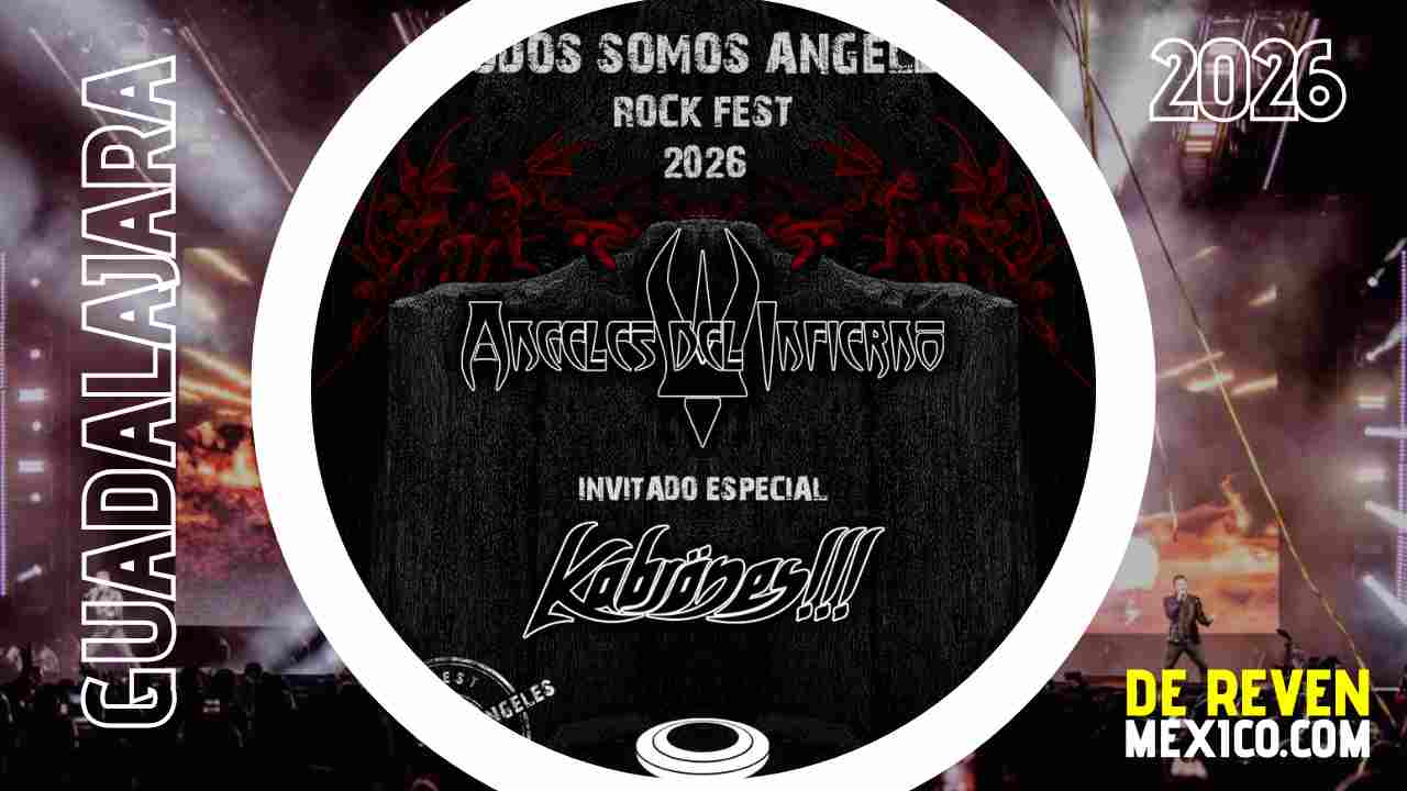 TODOS SOMOS ÁNGELES ROCK FEST GUADALAJARA 2026 ARENA GUADALAJARA