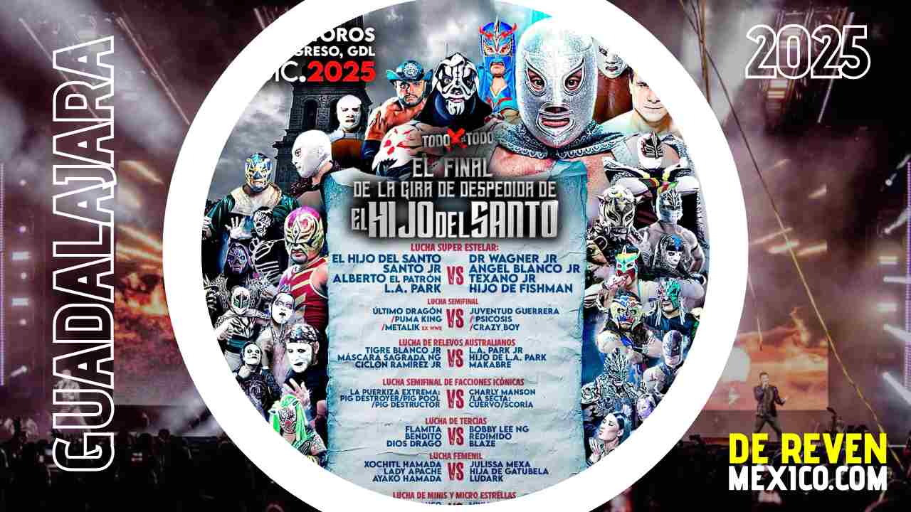 EL HIJO DEL SANTO GUADALAJARA 2025 PLAZA DE TOROS NUEVO PROGRESO