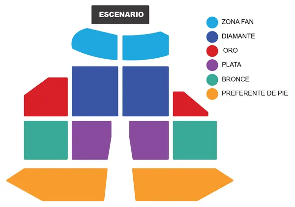 MAPA DE PRECIOS CAIFANES MEXICALI 2026 LA ISLA DE LAS ESTRELLAS DEL FEX