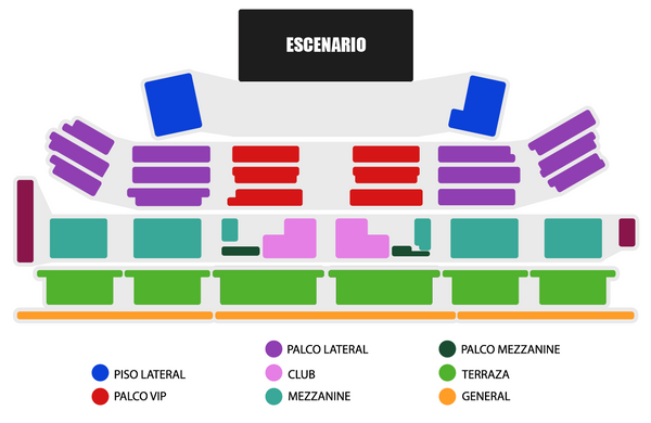 Mapa El Foro Palacio Jai Alai