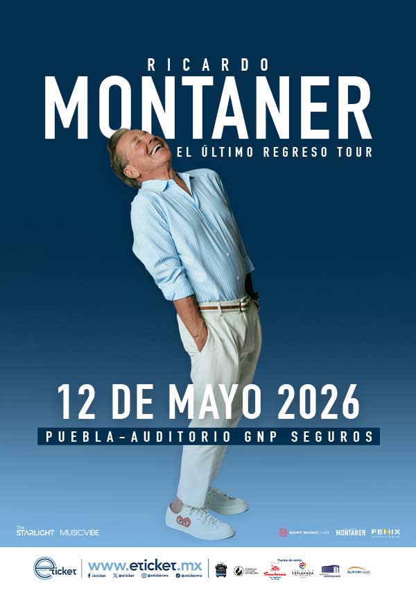 RICARDO MONTANER PUEBLA 2026 AUDITORIO GNP SEGUROS