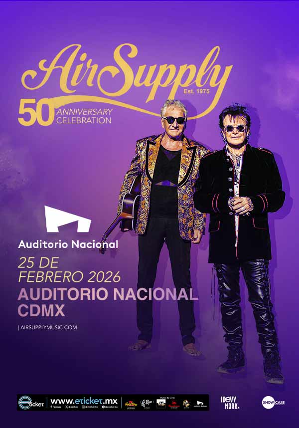 AIR SUPPLY CDMX 2026 AUDITORIO NACIONAL