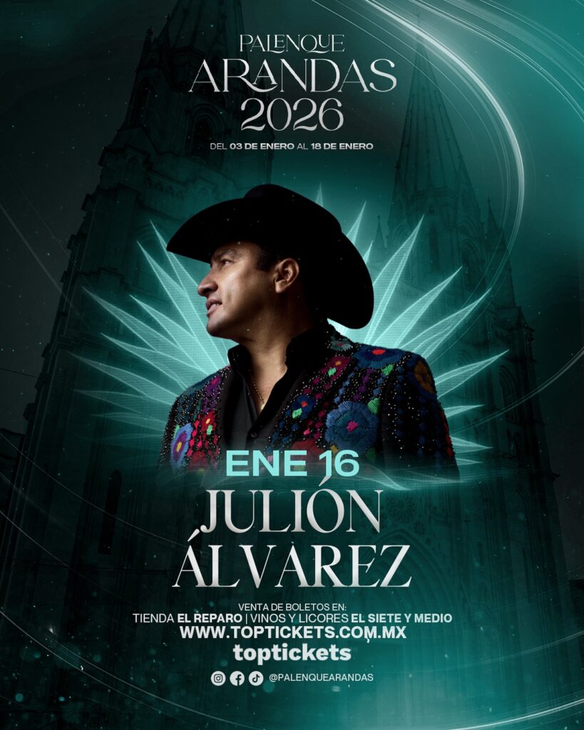 JULIÓN ÁLVAREZ PALENQUE ARANDAS 2026 JALISCO
