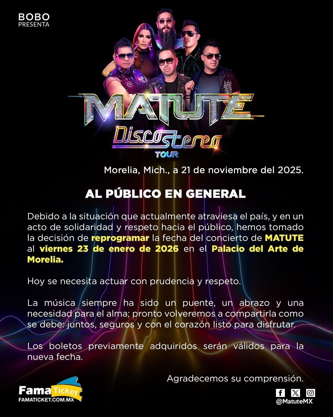 MATUTE MORELIA 2026 PLAZA DE TOROS MONUMENTAL