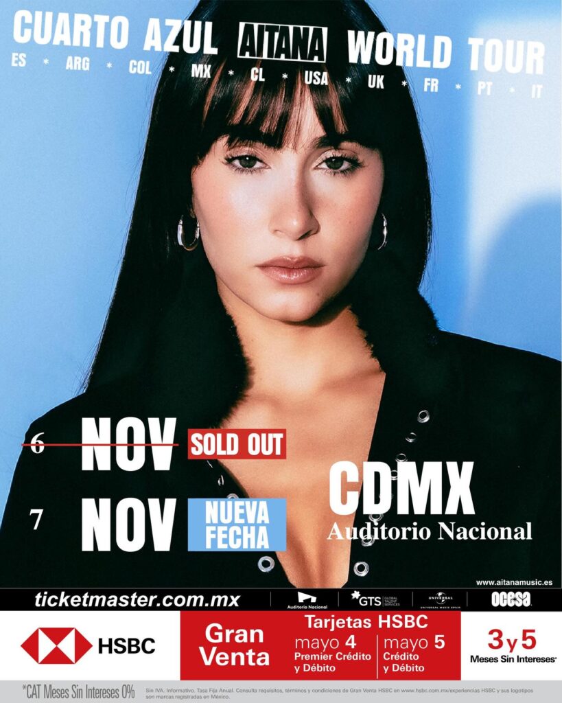 AITANA CDMX 2026 AUDITORIO NACIONAL