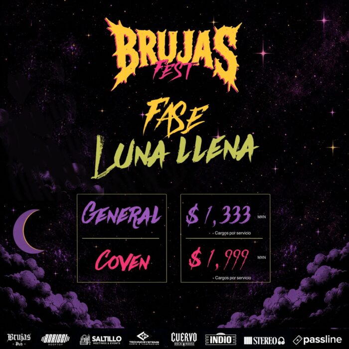 PRECIOS PRECIOS BRUJAS FEST 2026 SALTILLO HACIENDA EL MIMBRE