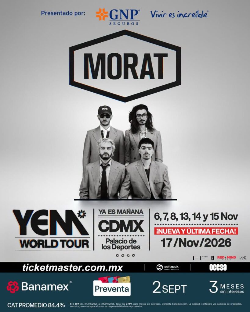 MORAT CDMX 2026 PALACIO DE LOS DEPORTES