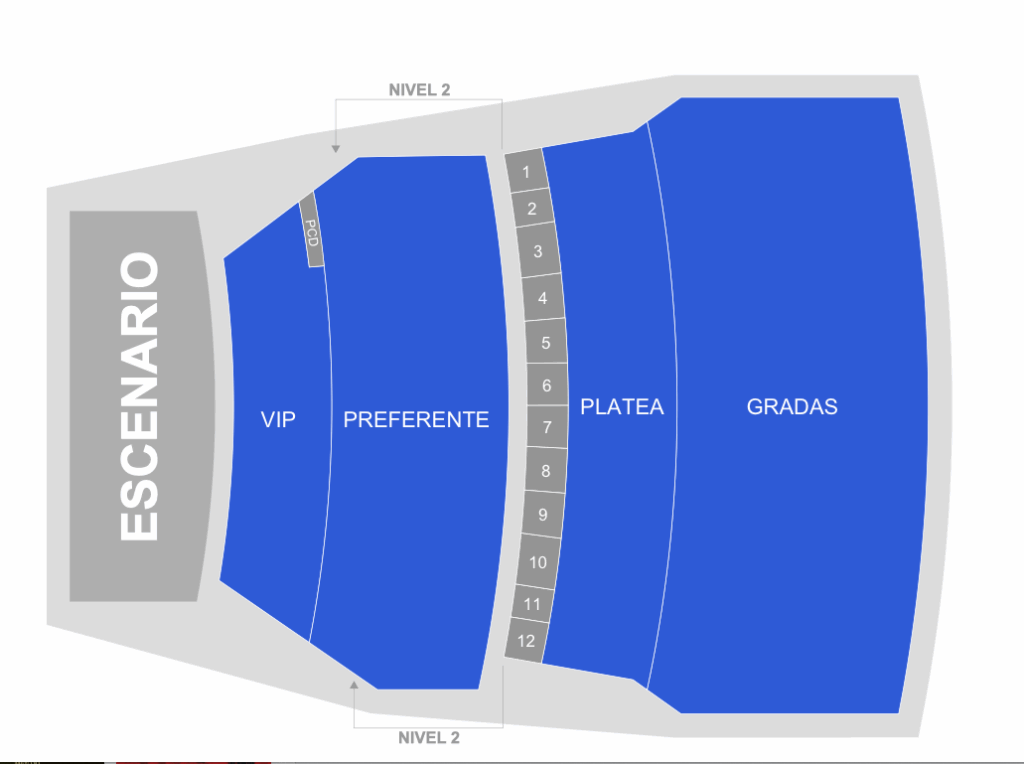 Mapa Auditorio BB