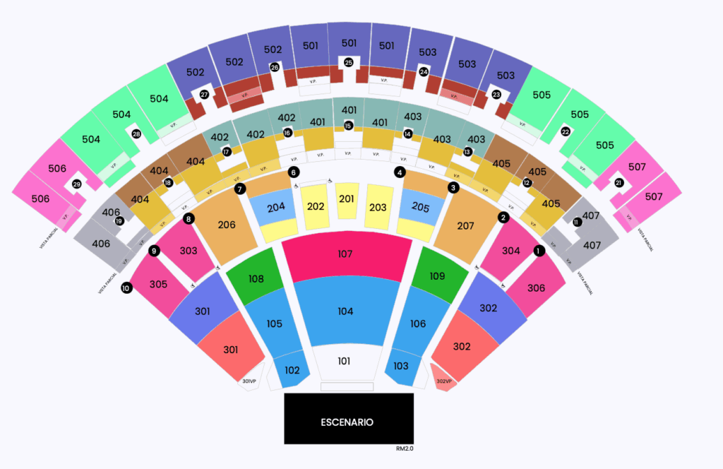 MAPA AUDITORIO NACIONAL