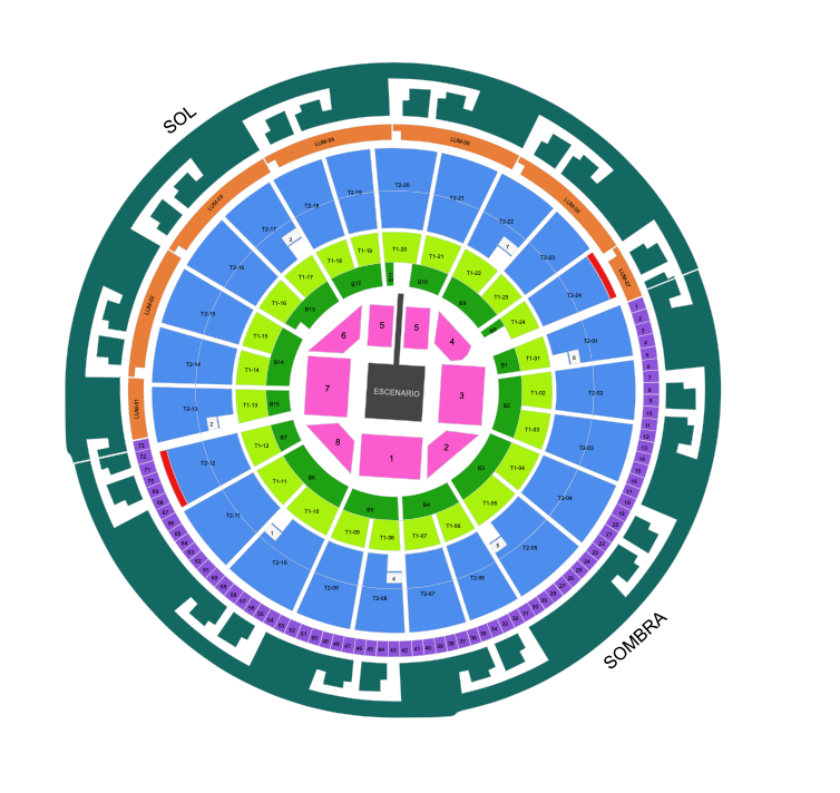 MAPA LUIS ANGEL EL FLACO CDMX 2026 PLAZA DE TOROS LA MÉXICO