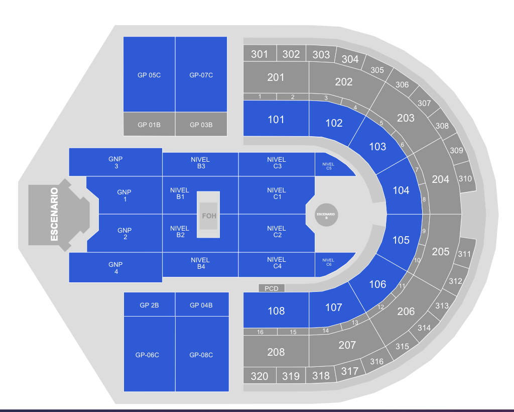 MAPA ARENA VFG