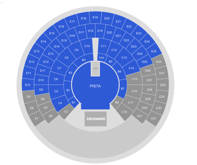 MAPA PALACIO DE LOS DEPORTES