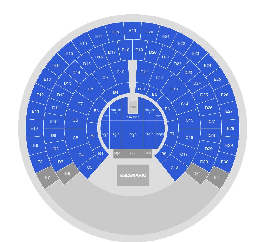 MAPA PALACIO DE LOS DEPORTES
