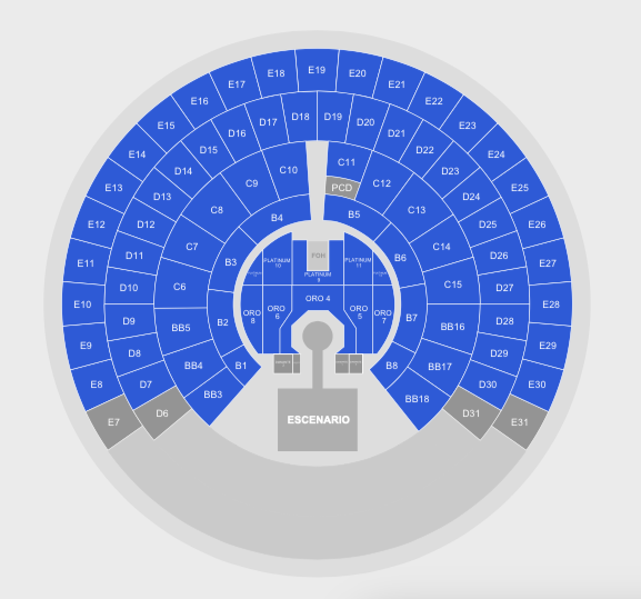 MAPA PALACIO DE LOS DEPORTES