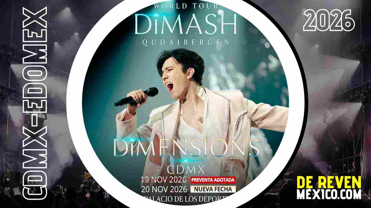 DIMASH QUDAIBERGEN CDMX 2026 PALACIO DE LOS DEPORTES
