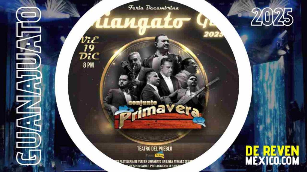 CONJUNTO PRIMAVERA FERIA DECEMBRINA URIANGATO 2025 GUANAJUATO