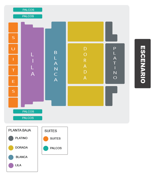 Mapa Auditorio Arema Explanada Puebla