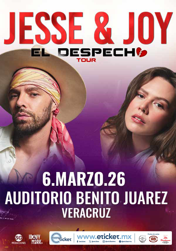 JESSE Y JOY VERACRUZ 2026 AUDITORIO BENITO JUÁREZ