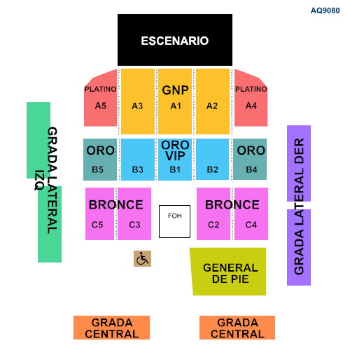 MAPA CHAYANNE QUERÉTARO 2026 INFIELD AUTÓDROMO QUERÉTARO