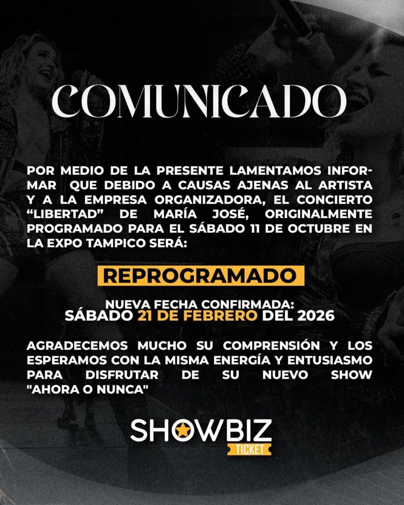 MARÍA JOSÉ TAMPICO 2026 EXPO TAMPICO