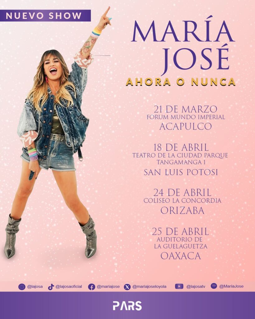 MARÍA JOSÉ SAN LUIS POTOSÍ 2026 TEATRO TANGAMANGA 1