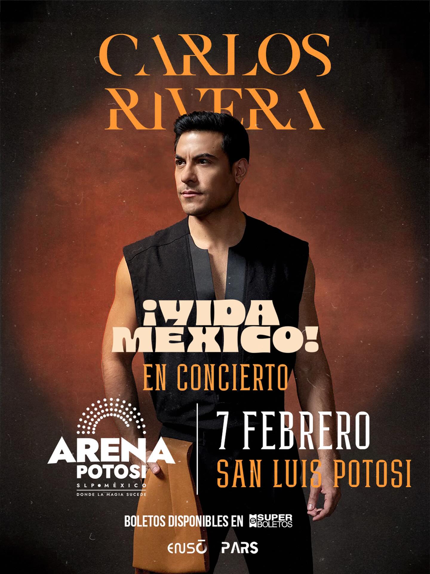 CARLOS RIVERA SAN LUIS POTOSÍ 2026 ARENA POTOSÍ