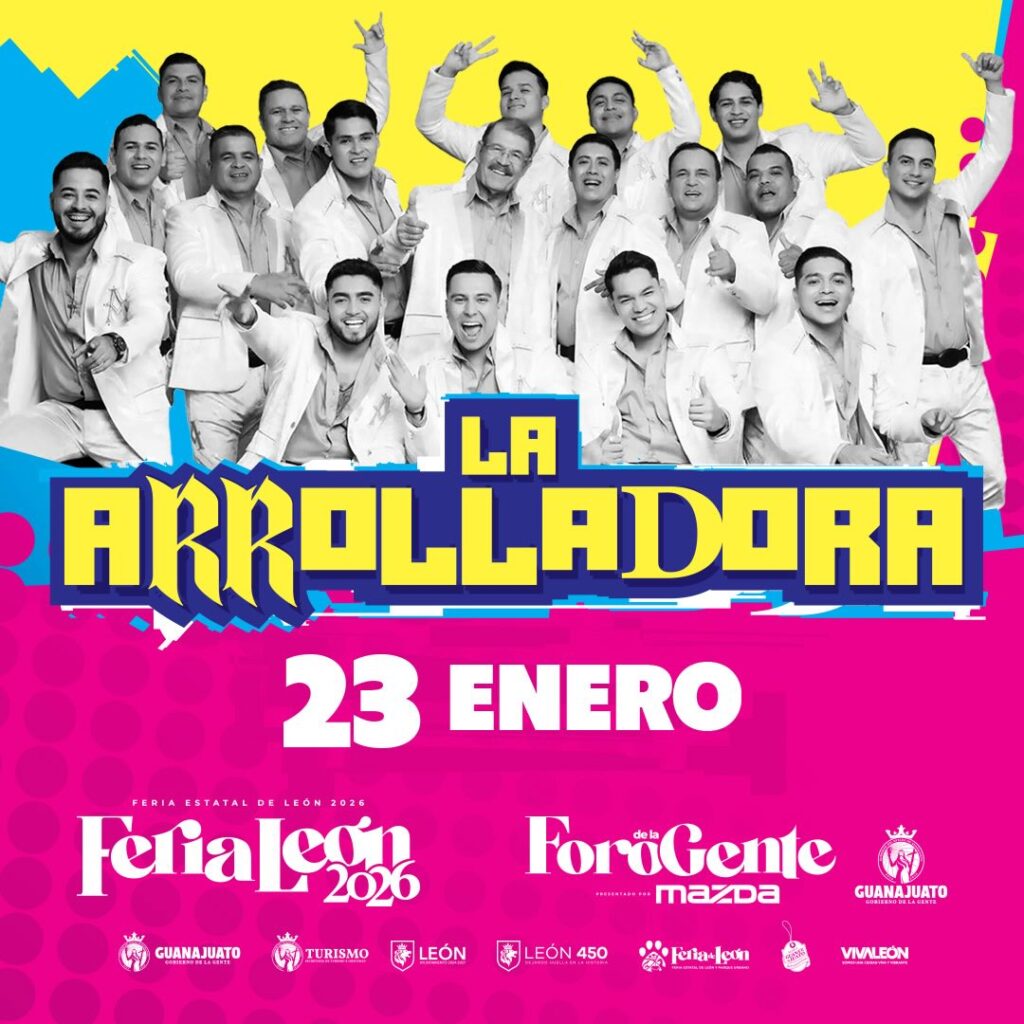 LA ARROLLADORA BANDA EL LIMÓN FERIA LEÓN 2026 FORO MAZDA