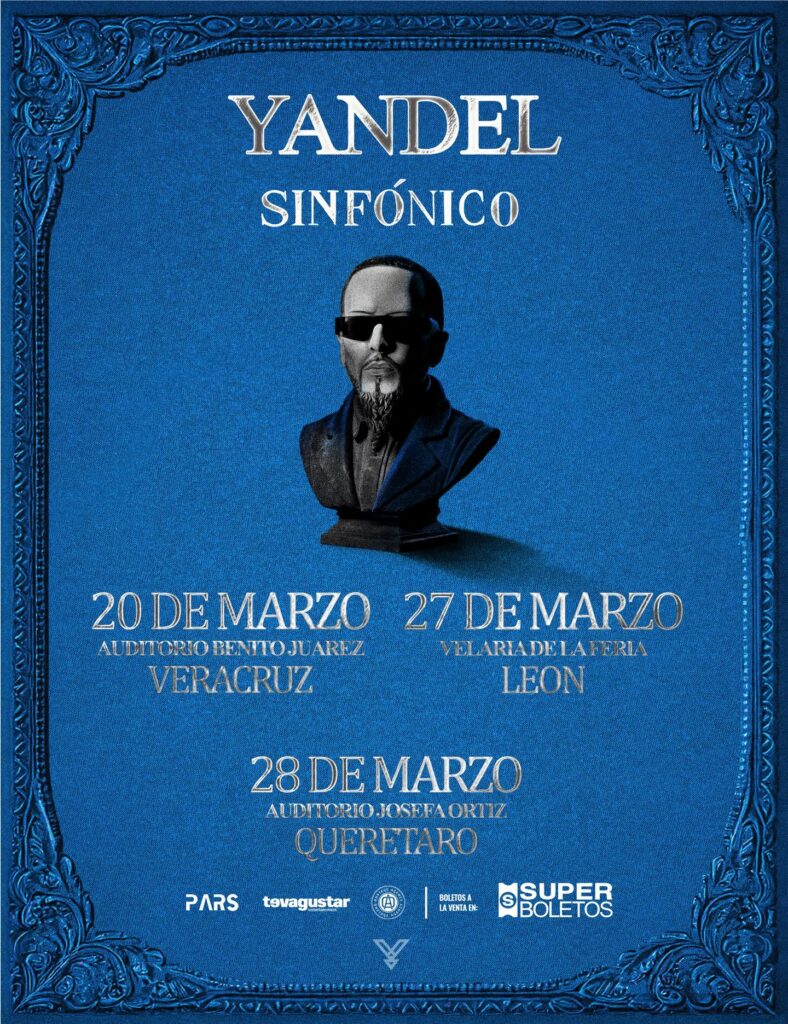 YANDEL SINFÓNICO EN LEÓN VERACRUZ Y QUERETARO 2026