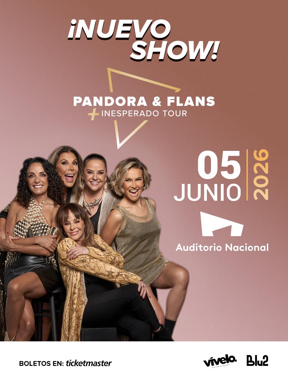 PANDORA Y FLANS CDMX 2026 AUDITORIO NACIONAL