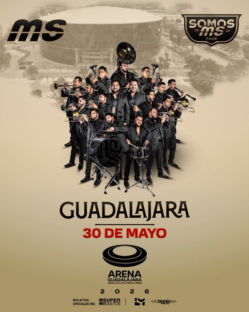 BANDA MS GUADALAJARA 2026 ARENA GUADALAJARA