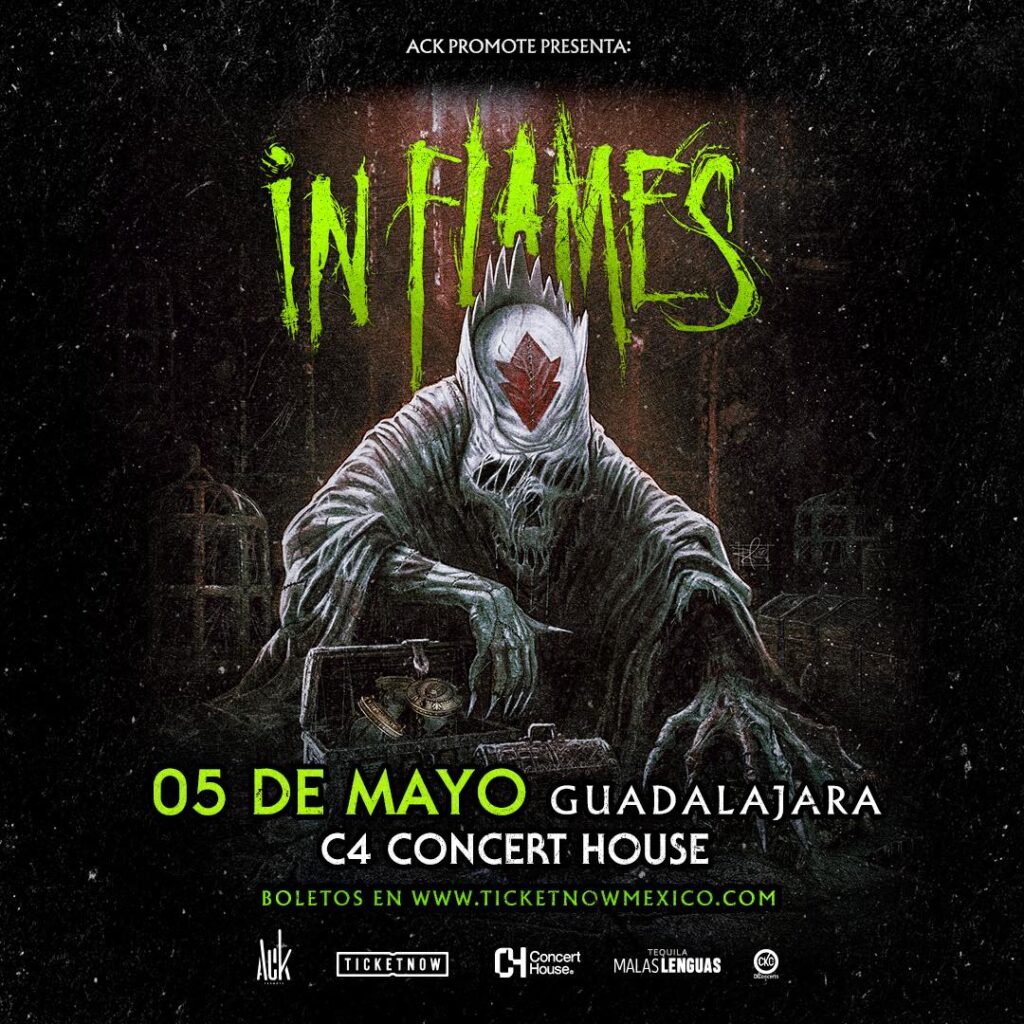 IN FLAMES GUADALAJARA 2026 C4 CONCERT HOUSE