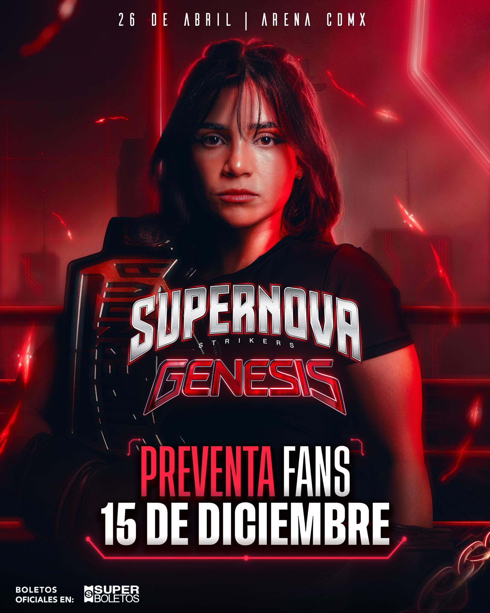 SUPERNOVA STRIKERS GENESIS 2026 ARENA CDMX