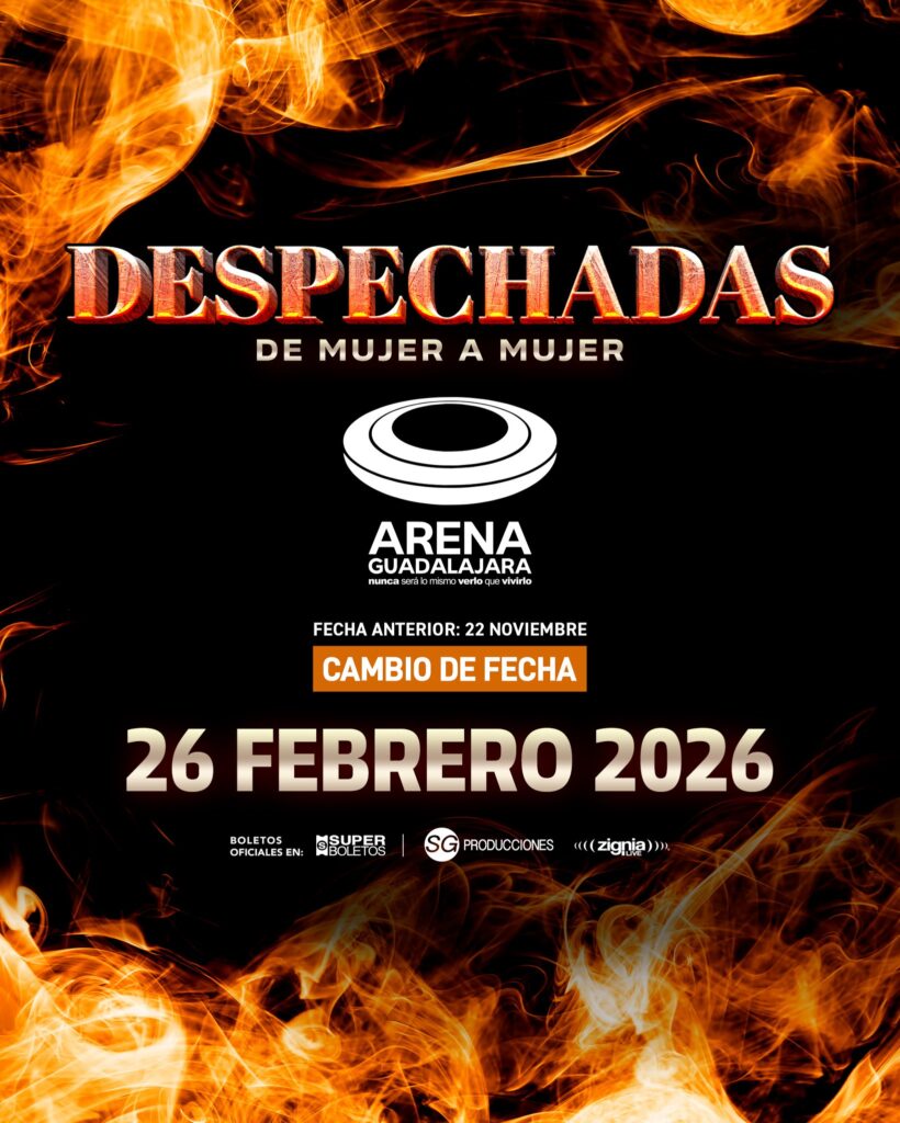 DESPECHADAS DE MUJER A MUJER GUADALAJARA 2026 ARENA GUADALAJARA