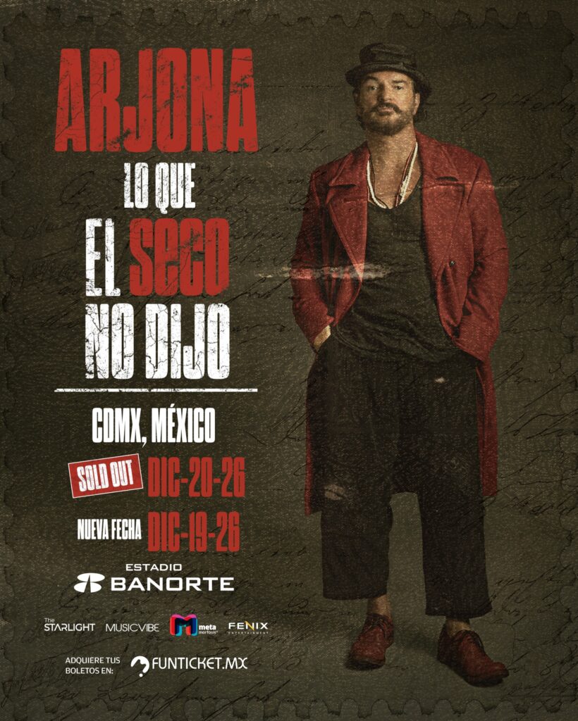 ARJONA CDMX 2026 ESTADIO BANORTE
