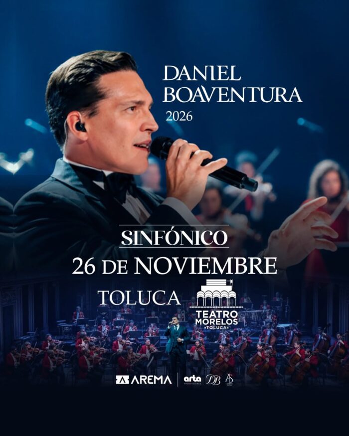 DANIEL BOAVENTURA TOLUCA 2026 TEATRO MORELOS