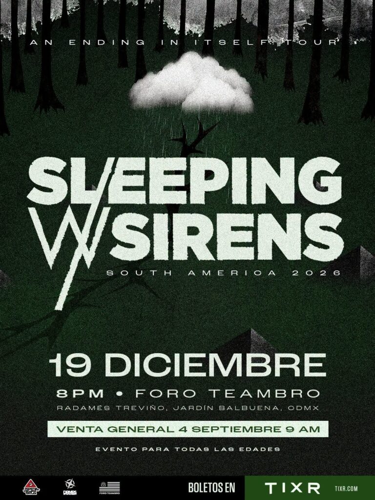 SLEEPING WITH SIRENS CDMX 2026 FORO TEAMBRO