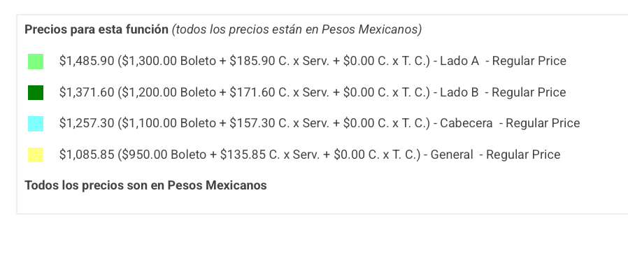 PRECIOS IN FLAMES GUADALAJARA 2026 C4 CONCERT HOUSE