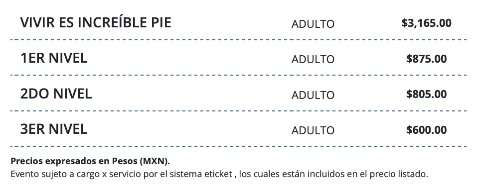 PRECIOS EL MALILLA PUEBLA 2026 AUDITORIO GNP SEGUROS