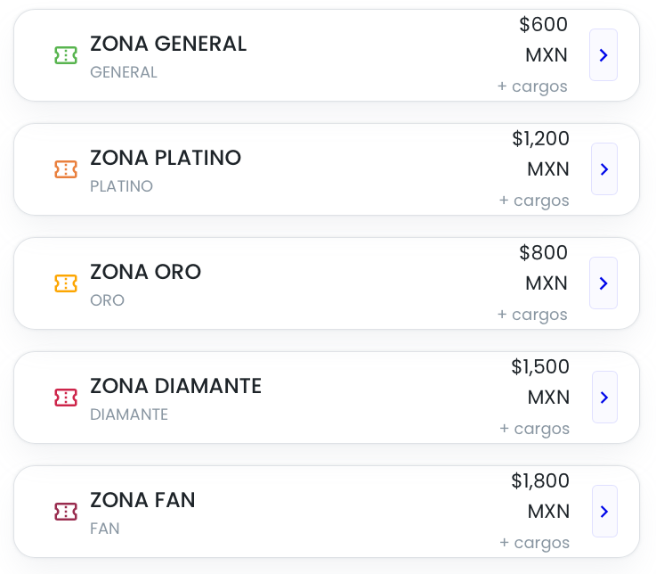 PRECIOS CAIFANES LOS CABOS 2026 EXPLANADA MADCONS