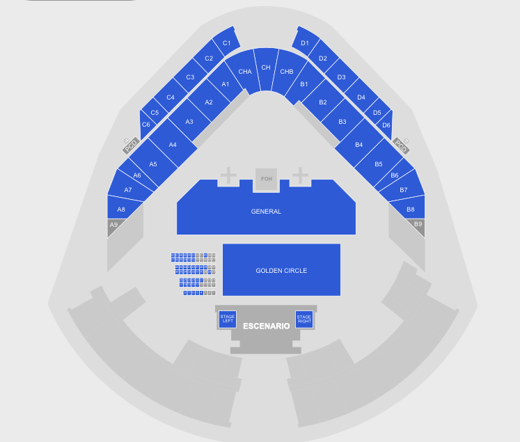 MAPA I LOVE DANCE CDMX 2026 ESTADIO HARP HELÚ