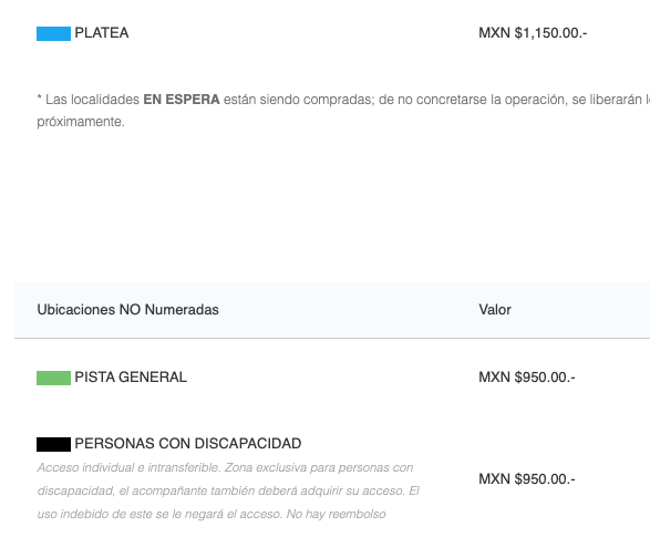 PRECIOS KUDAI CDMX 2026 AUDITORIO BB