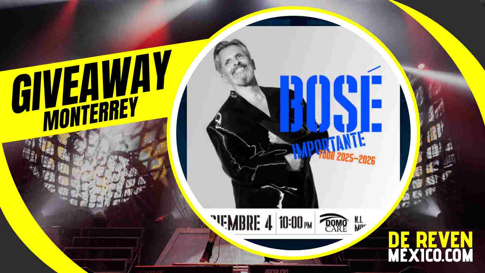 MIGUEL BOSÉ GIVEAWAY DOMO CARE 2025