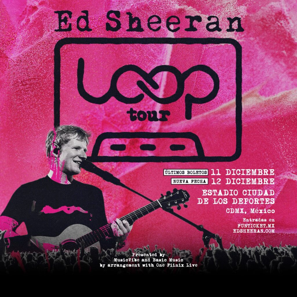 ED SHEERAN CDMX 2026 ESTADIO CIUDAD DE LOS DEPORTES