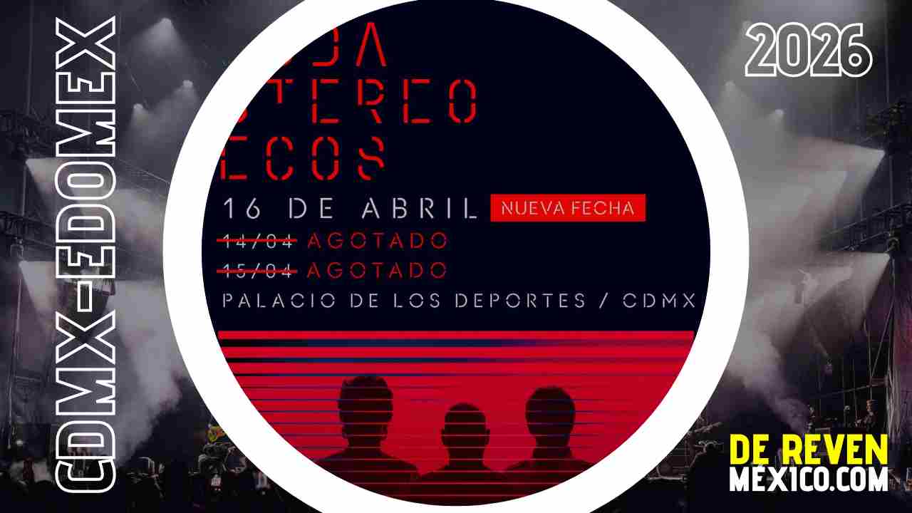 SODA STEREO CDMX 2026 PALACIO DE LOS DEPORTES