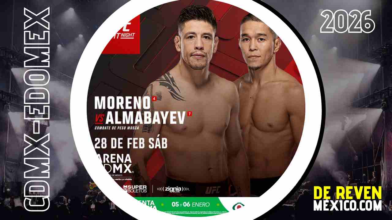 UFC FIGHT NIGHT CDMX 2026 ARENA CDMX