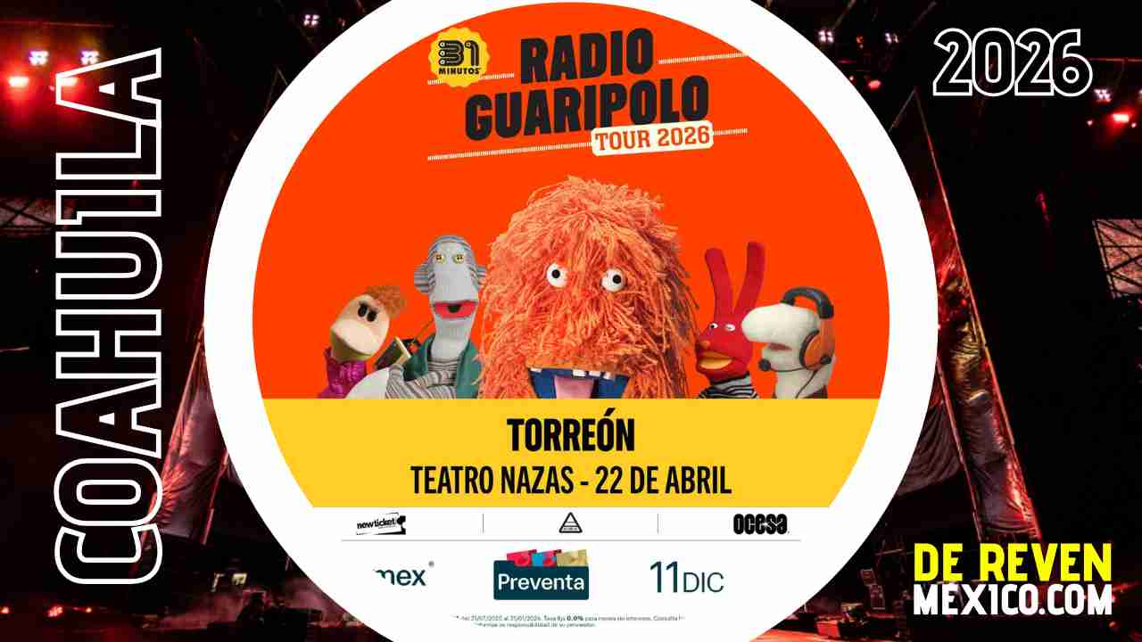 31 MINUTOS TORREÓN 2026 TEATRO NAZAS